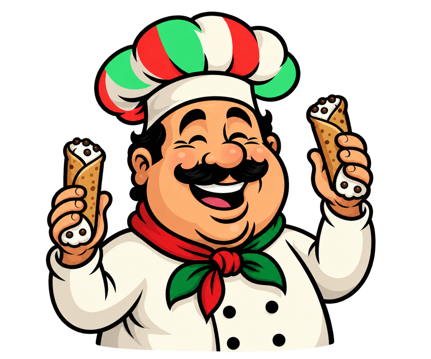 Fat Italian Cannoli Company chef logo